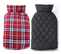 HKM-254931 Waterproof Tartan Dog Jacket Coat for Outdoor Activities - Multiple Sizes Available