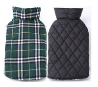 HKM-254931 Waterproof Tartan Dog Jacket Coat for Outdoor Activities - Multiple Sizes Available
