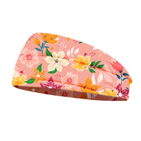 HKM-767699 Breathable Wide Brim Yoga Headband for Women - Soft Polyester Fiber Hairband