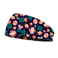 HKM-767699 Breathable Wide Brim Yoga Headband for Women - Soft Polyester Fiber Hairband