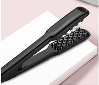 HKM-401491 Hair Fluffy Splint - Tourmaline Ceramic Hair Straightener for Wet and Dry Styling, 150W, 5 Temperature Settings