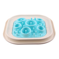 HKM-945619 Snail-Shaped Slow Feed Dog Bowl for Healthy Eating and Obesity Prevention