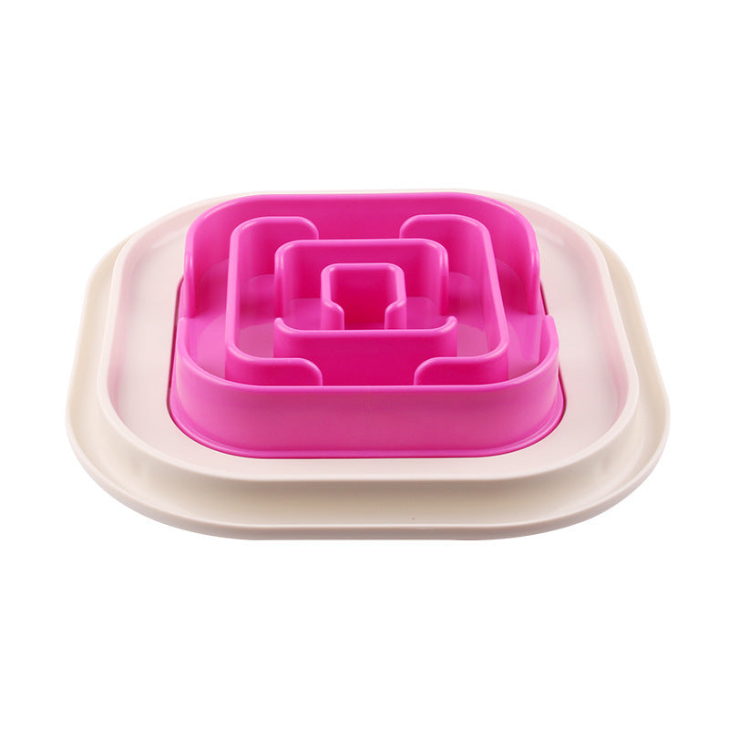 HKM-945619 Snail-Shaped Slow Feed Dog Bowl for Healthy Eating and Obesity Prevention