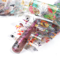 HKM-252371 Halloween Starry Sky Nail Stickers - 20 x 4 cm Decorative Accent