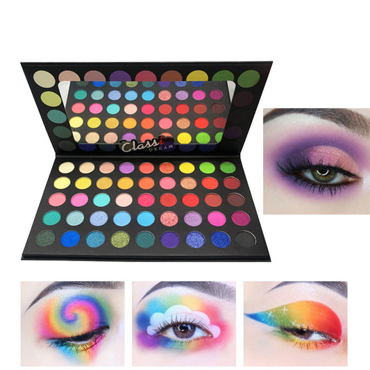HKM-097171 45-Color Eyeshadow Palette for All Skin Types, ES390C Model, Versatile Shades for Makeup Creativity