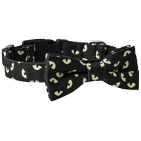 HKM-296403 Skull and Bat Design Durable Nylon Dog Leash and Collar Set