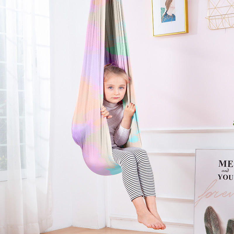 HKM-133203 Child-Friendly Elastic Hammock for Indoor and Outdoor Use