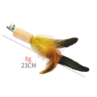 HKM-096147 Feather Replacement Head for Cat Toy - Multiple Color Options Available