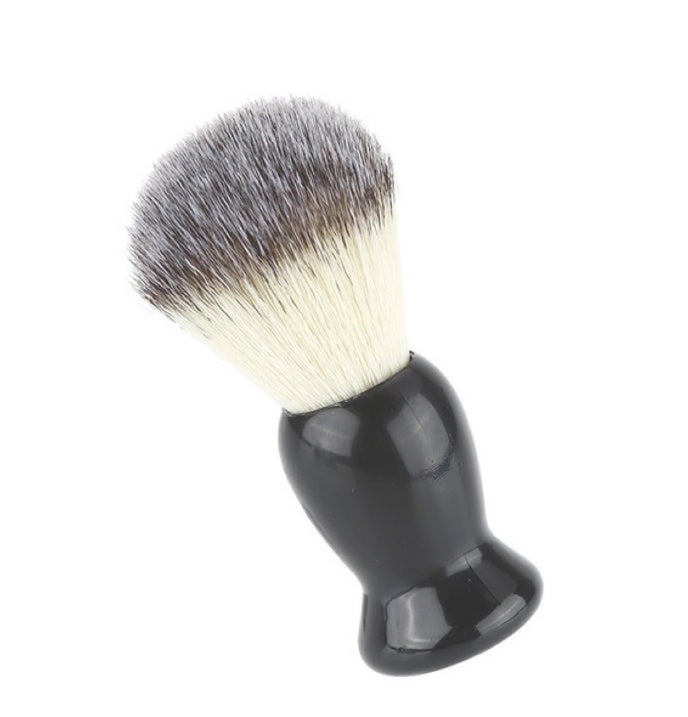 HKM-364755 Men's Non-Shedding Shaving Brush with Rubber Plastic Handle, 10CM Height