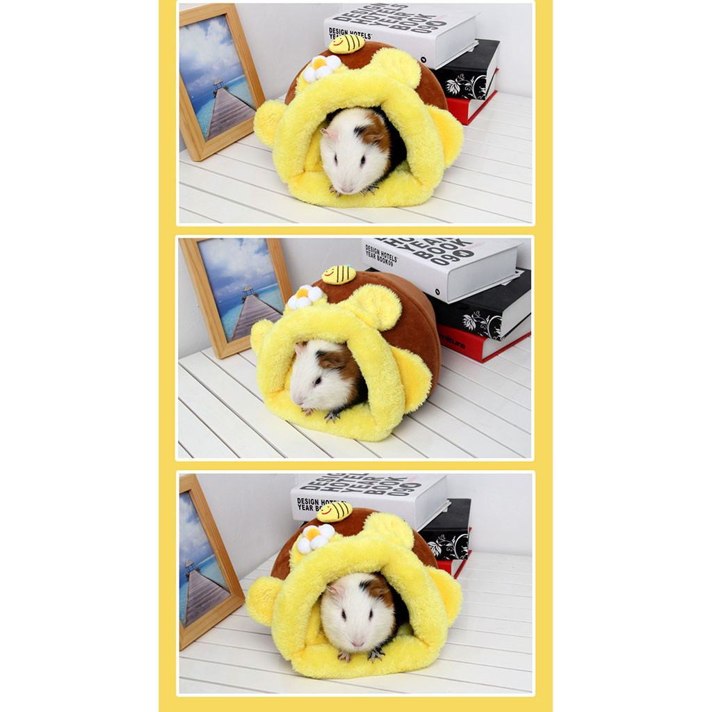 HKM-382803 Cozy Semi-Enclosed Pet Sleeping Bed Nest in Soft Plush Material, Size S