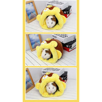 HKM-382803 Cozy Semi-Enclosed Pet Sleeping Bed Nest in Soft Plush Material, Size S