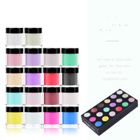HKM-315603 Crystal Nail Sequins Set - 12, 18, or 24 Color Options, 230g Pack