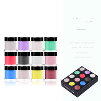 HKM-315603 Crystal Nail Sequins Set - 12, 18, or 24 Color Options, 230g Pack