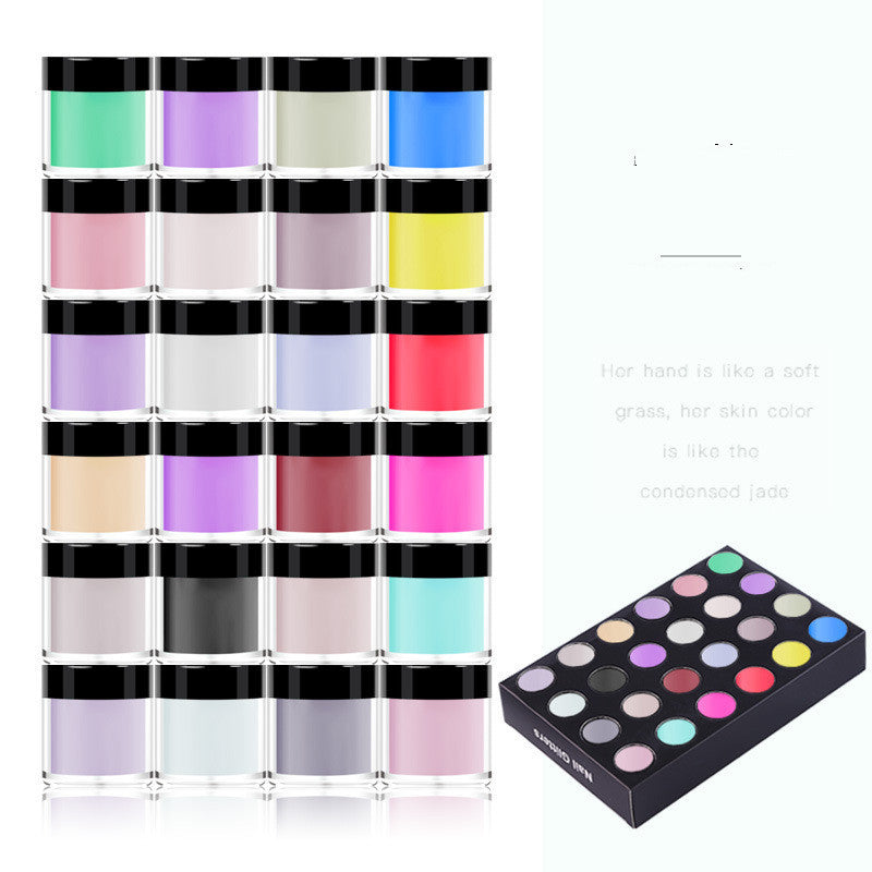 HKM-315603 Crystal Nail Sequins Set - 12, 18, or 24 Color Options, 230g Pack