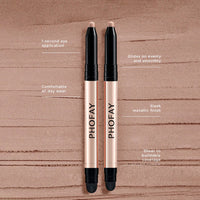 HKM-570579 PHOFAY Waterproof Eyeshadow Stick with Built-in Smudger for Easy Application