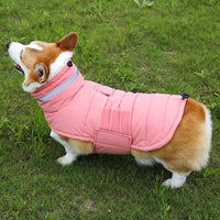 HKM-190867 Cold-Proof and Rain-Proof Pet Coat for Large Dogs - Corgi Trench Style Clothing