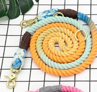 HKM-785939 Multi-Color Soft Cotton Dog Leash for Small, Medium, and Large Dogs - 150cm Length