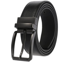 HKM-623251 Genuine Leather Men's Belt with Alloy Pin Buckle - Stylish Waistband for Everyday Wear