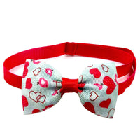 HKM-914387 Loving Cupid Cat Pet Bow Tie with Letter Pattern, Perfect for Halloween and Special Occasions