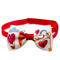 HKM-914387 Loving Cupid Cat Pet Bow Tie with Letter Pattern, Perfect for Halloween and Special Occasions