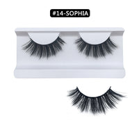 HKM-107539 3D Mink Hair False Eyelashes for Voluminous and Natural Look