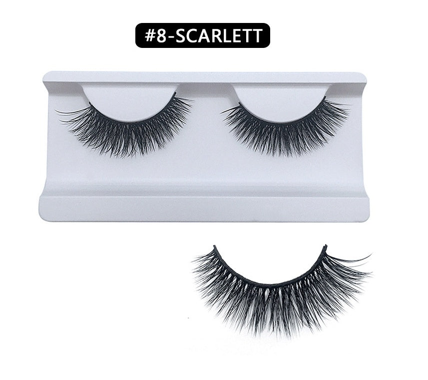 HKM-107539 3D Mink Hair False Eyelashes for Voluminous and Natural Look