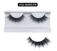 HKM-107539 3D Mink Hair False Eyelashes for Voluminous and Natural Look