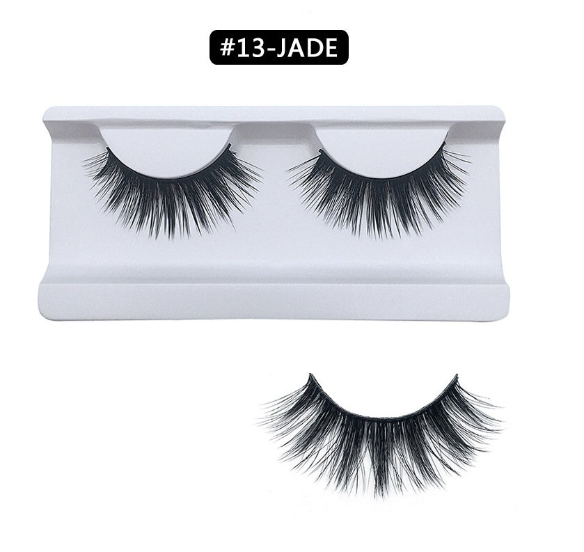 HKM-107539 3D Mink Hair False Eyelashes for Voluminous and Natural Look