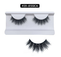 HKM-107539 3D Mink Hair False Eyelashes for Voluminous and Natural Look