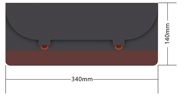 KTX-472275 Felt PU Keyboard Storage Case - Compatible with 40%, 60%, 65%, 80%, and 100% Keyboards