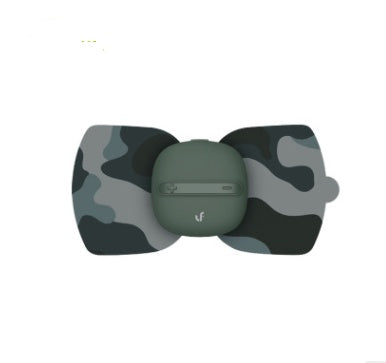 HKM-067539 Leather Bear Massage Sticker with 5 Modes & 10 Intensities, USB Rechargeable for Full-Body Relaxation