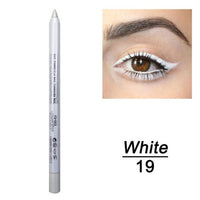 HKM-109523 Versatile Waterproof Eyeliner Pencil in 14 Vibrant Colors - Long-lasting & Easily Removable
