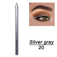 HKM-109523 Versatile Waterproof Eyeliner Pencil in 14 Vibrant Colors - Long-lasting & Easily Removable