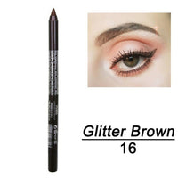 HKM-109523 Versatile Waterproof Eyeliner Pencil in 14 Vibrant Colors - Long-lasting & Easily Removable