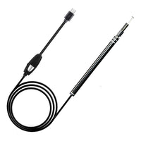 HKM-066387 Ear Canal Cleaning Endoscope with 5.5MM Camera and Ear Spoons - Versatile Inspection Tool for Ear, Throat, Nose, and Scalp