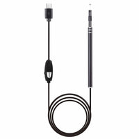 HKM-066387 Ear Canal Cleaning Endoscope with 5.5MM Camera and Ear Spoons - Versatile Inspection Tool for Ear, Throat, Nose, and Scalp
