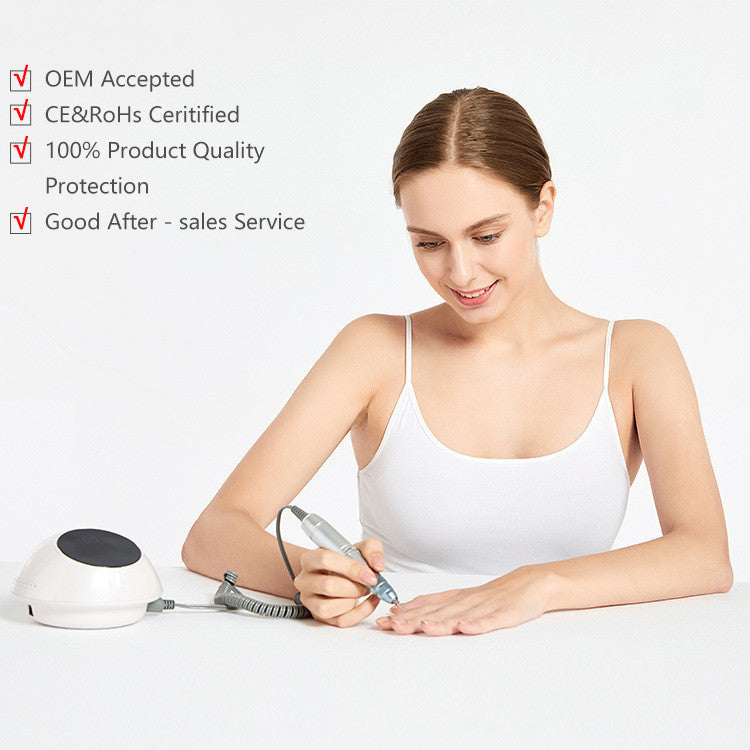 HKM-736979 Electric Nail Grinding Machine - Multifunctional Nail File with 30000 RPM Speed, ABS & Aluminum Alloy Construction, for Professional and At-Home Use