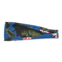 HKM-987027 Floral Printed Sports Headband for Women - Elastic Hair Band for Yoga and Running, Sweat Absorbent Design
