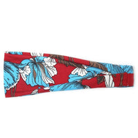 HKM-987027 Floral Printed Sports Headband for Women - Elastic Hair Band for Yoga and Running, Sweat Absorbent Design