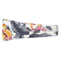 HKM-987027 Floral Printed Sports Headband for Women - Elastic Hair Band for Yoga and Running, Sweat Absorbent Design