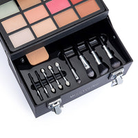 HKM-303827 Comprehensive Eye Shadow and Lip Gloss Cosmetic Set with Blush, Mascara, and Brushes