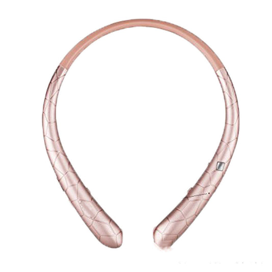 KTX-081619 Wireless Neckband Bluetooth Headphones with Retractable Wire and Noise-Canceling Microphone