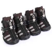 HKM-739539 Stylish Diving Fabric Dog Running Shoes for Indoor and Outdoor Use