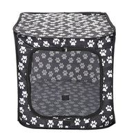 HKM-742419 Small to Medium Pet Cage - Portable Folding Pet Fence with Easy Storage