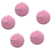 HKM-016019 Magic Water Makeup Remover Puff - Short Hair Round Sponge for Effective Cleansing