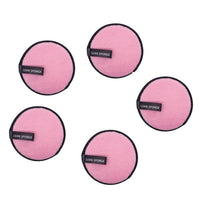 HKM-016019 Magic Water Makeup Remover Puff - Short Hair Round Sponge for Effective Cleansing