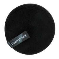 HKM-016019 Magic Water Makeup Remover Puff - Short Hair Round Sponge for Effective Cleansing