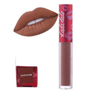 HKM-562835 Liquid Matte Lipstick - Waterproof, Long-Lasting Color, Moisturizing Formula, Portable Frosted Bottle, 6g
