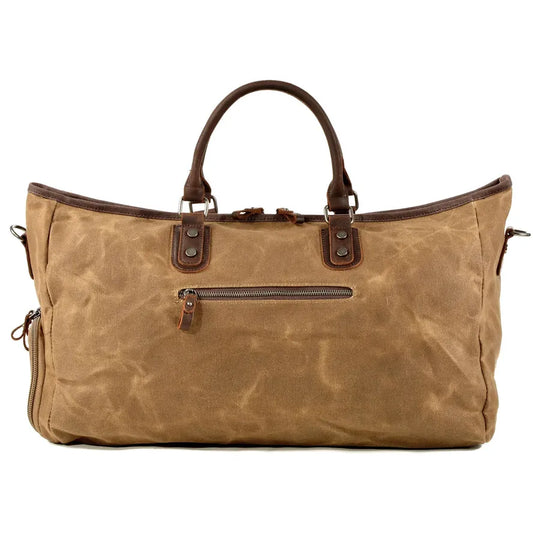 KTX-434899 Spacious Waterproof Canvas Travel Duffle Bag for Leisure and Everyday Use