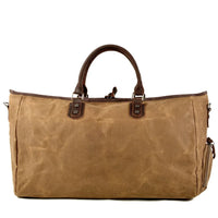 HKM-235347 Spacious Waterproof Canvas Travel Duffle Bag for Leisure and Everyday Use